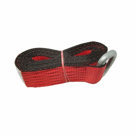 AFTERMARKET 1 New Red Heavy Duty Tie Down Strap Replacement 2 x 12' TLU28-0042-RAP